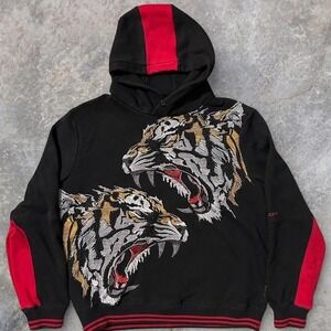 Sean John Mens Vexed Tiger Graphic Hoodie